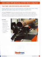 BISELADORAS DE ALTA VELOCIDAD  PARA TUBO Y PLACA,ESTACIONARIAS Y PORTATILES